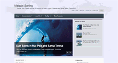 Desktop Screenshot of malpaissurfing.com