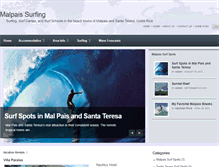 Tablet Screenshot of malpaissurfing.com
